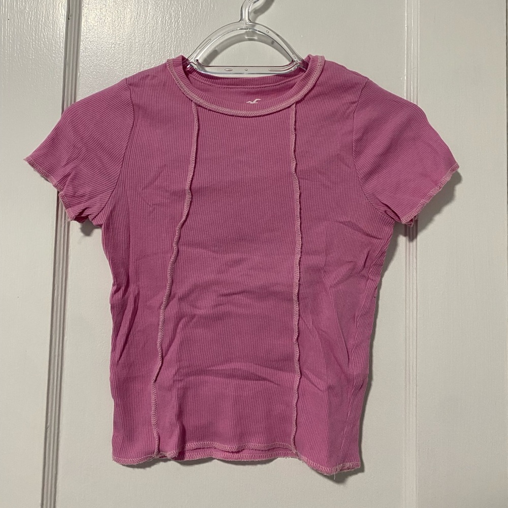 Hollister Pink Baby Tee